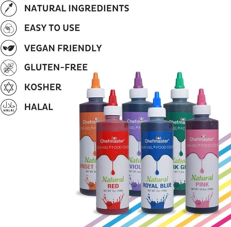 Chefmaster Black Natural Food Coloring - 7 oz - Image 3